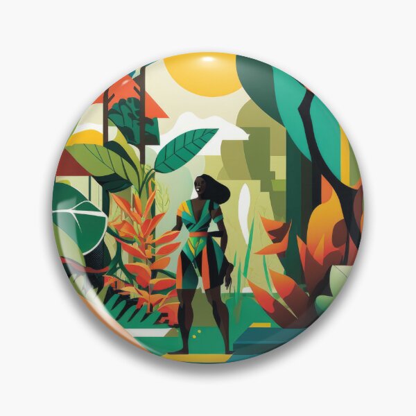 Item preview, African Jungle Bauhaus Design designed and sold by ArtificialGenes.