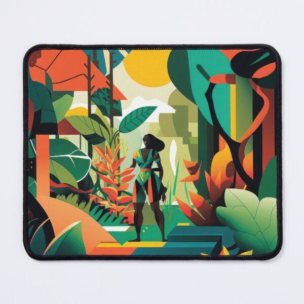 Item preview, African Jungle Bauhaus Design designed and sold by ArtificialGenes.