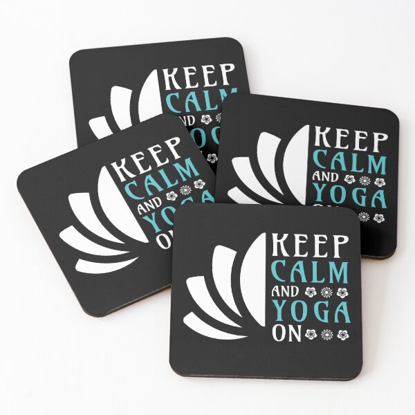 Item preview, Keep Calm and Yoga On designed and sold by Choclazuli.