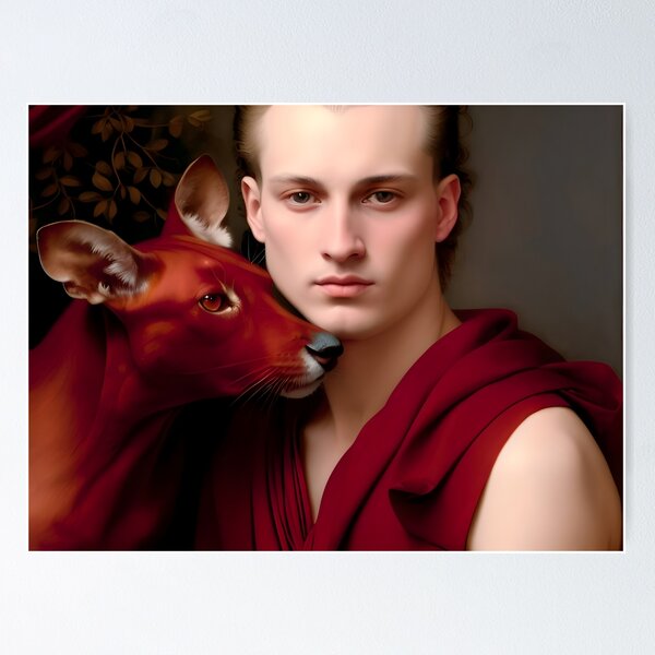mAN with hYENA Poster