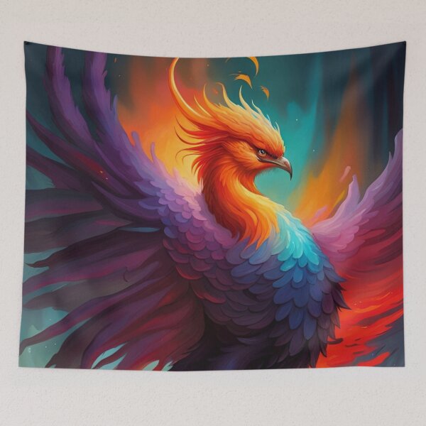 Item preview, Phoenix out of flames designed and sold by Kunika Singh.