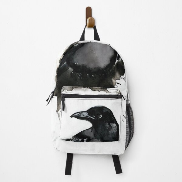 Item preview, Ink-Stained Elegance: Crow Amidst the Blots designed and sold by ReplyGirl.