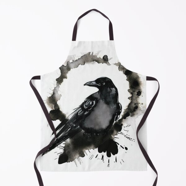 Item preview, Ink-Stained Elegance: Crow Amidst the Blots designed and sold by ReplyGirl.