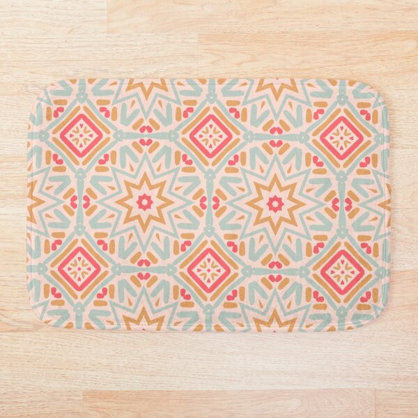 Item preview, Retro geometric pastels pattern designed and sold by Lia Zarpin.