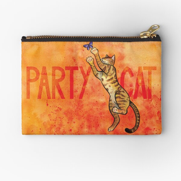 Party Cat Zipper Pouch