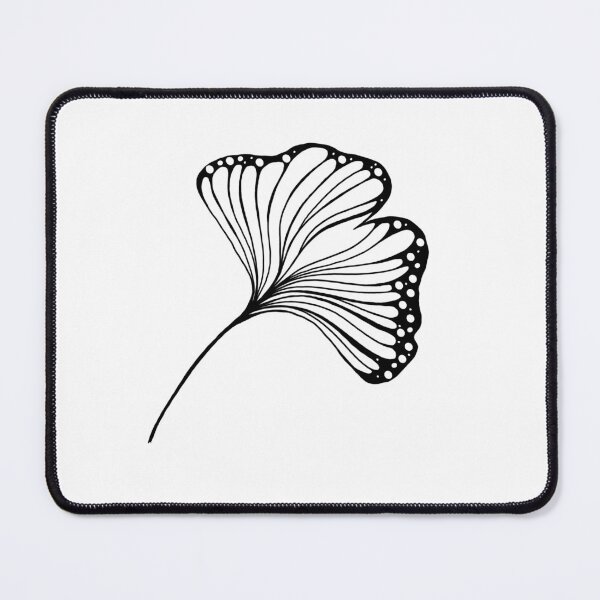 Item preview, Ginkgo leaves bilobar botanical print for printing on clothes, textiles and stationery designed and sold by Sunshine2504.