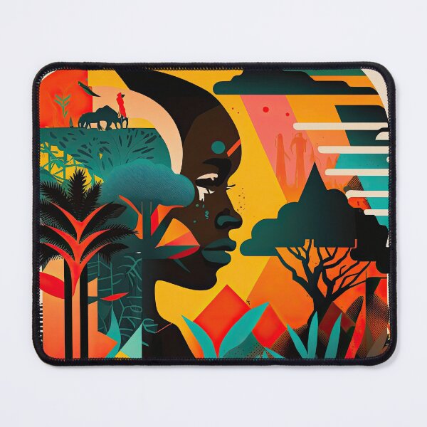 Item preview, African Jungle Bauhaus Design designed and sold by ArtificialGenes.