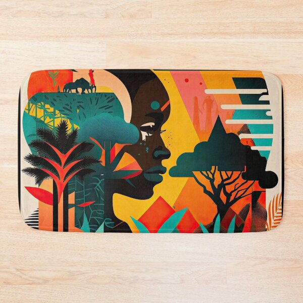 Item preview, African Jungle Bauhaus Design designed and sold by ArtificialGenes.