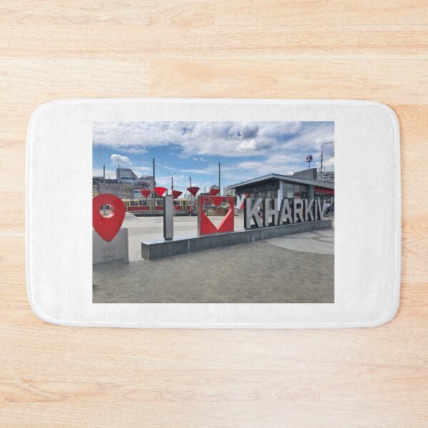Item preview, Print for clothes, mock-up shot I love Kharkiv. designed and sold by Sunshine2504.