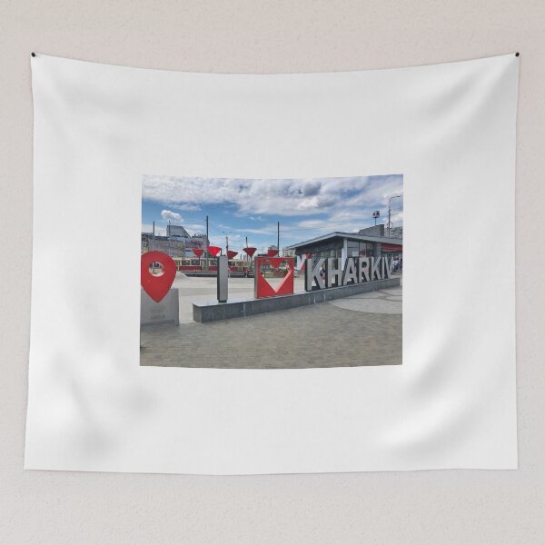 Item preview, Print for clothes, mock-up shot I love Kharkiv. designed and sold by Sunshine2504.