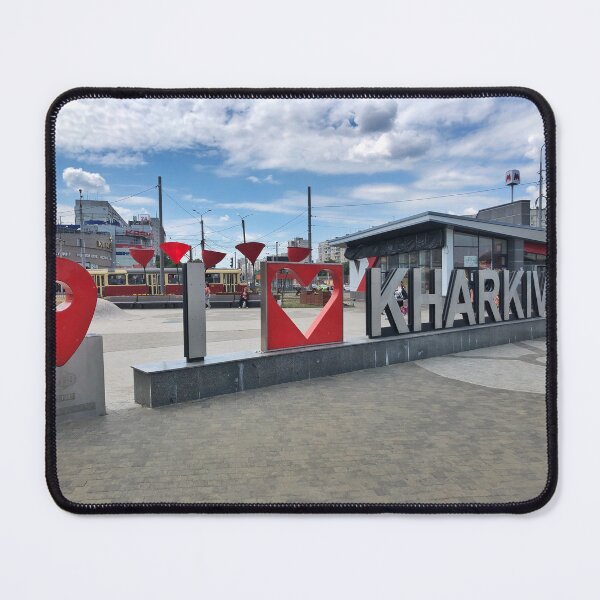 Item preview, Print for clothes, mock-up shot I love Kharkiv. designed and sold by Sunshine2504.