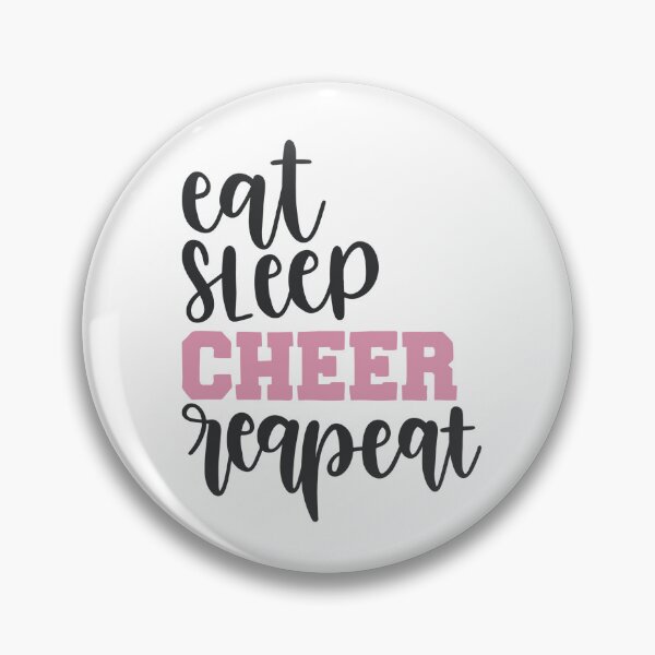 Item preview, Eat Sleep Cheer Repeat designed and sold by adametzb.