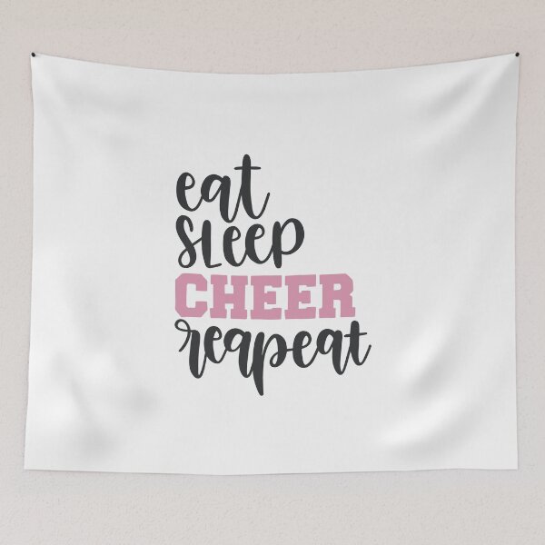 Item preview, Eat Sleep Cheer Repeat designed and sold by adametzb.