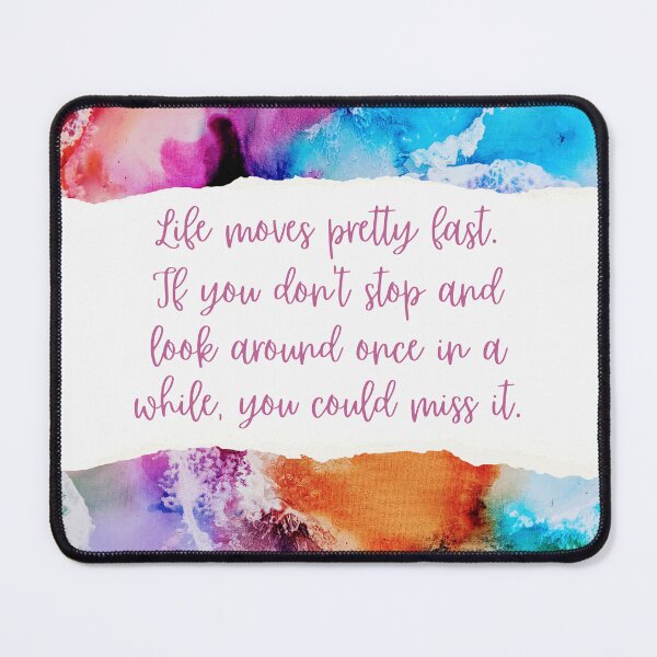 Item preview, Life moves pretty fast. - Ferris Bueller designed and sold by StickerSparkle.