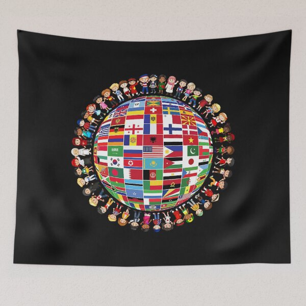 Item preview, International Day Of Peace National Flags designed and sold by mainana78.