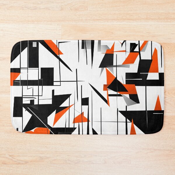 Item preview, Abstract Black, Orange, and White Design designed and sold by Xbox4life.