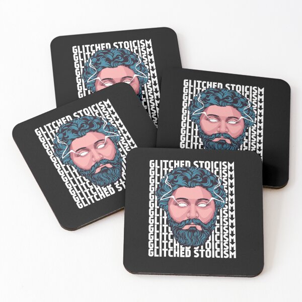 Item preview, Marcus Aurelius Glitched Stoicism Repeat designed and sold by DeYoungFashion.