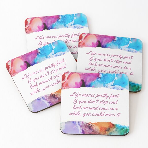 Item preview, Life moves pretty fast. - Ferris Bueller designed and sold by StickerSparkle.