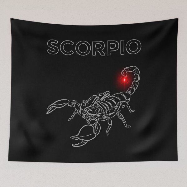 Item preview, Evil Red Lighted Stinger Tail Scorpio designed and sold by MysticZodiac.