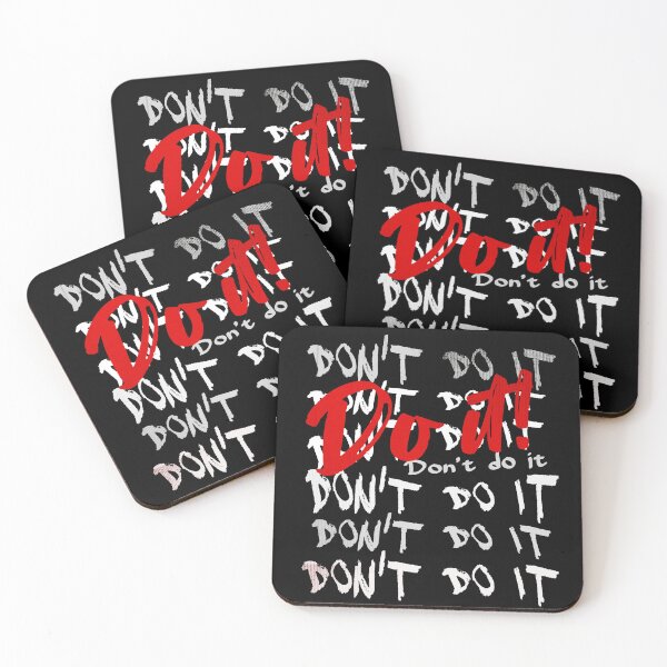 Item preview, DON'T DO IT - DO IT! designed and sold by tinytiger77.
