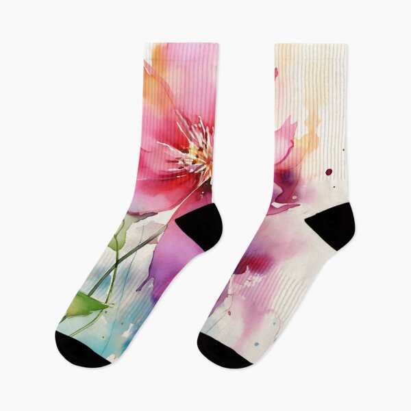 Item preview, Floral loose watercolor 1 designed and sold by Art by Lilia.