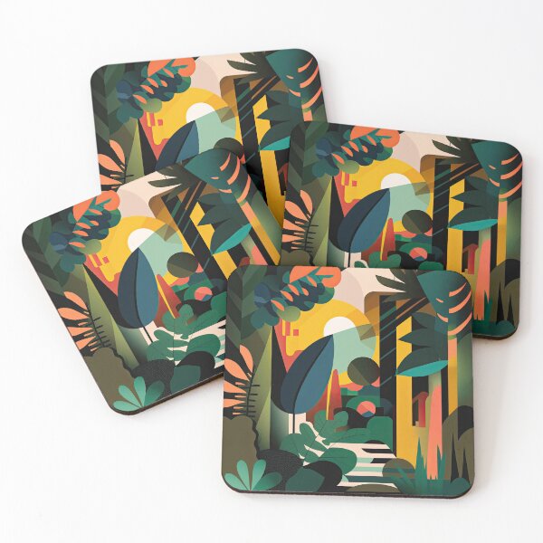 Item preview, African Jungle Bauhaus Design designed and sold by ArtificialGenes.