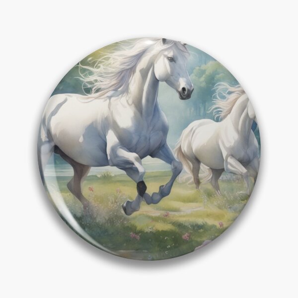 Item preview, Unicorns Galloping through a Meadow designed and sold by ArtbyAdrian.