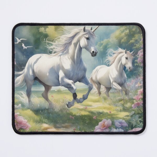 Item preview, Unicorns Galloping through a Meadow designed and sold by ArtbyAdrian.