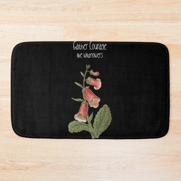Item preview, Gather courage like wild flowers designed and sold by Beyond The Veil.