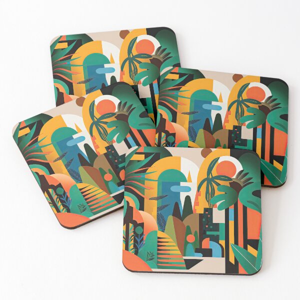 Item preview, African Jungle Bauhaus Design designed and sold by ArtificialGenes.