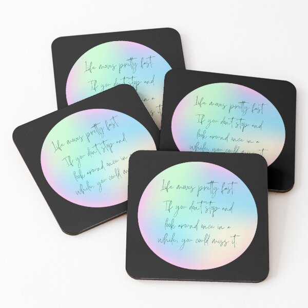 Item preview, Life Moves Pretty Fast. - Ferris Bueller designed and sold by StickerSparkle.