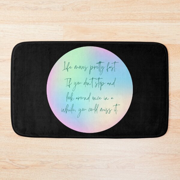 Item preview, Life Moves Pretty Fast. - Ferris Bueller designed and sold by StickerSparkle.