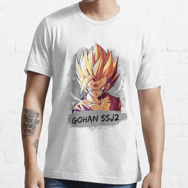 gohan ssj2 Essential T-Shirt for Sale by BORHIM-ART