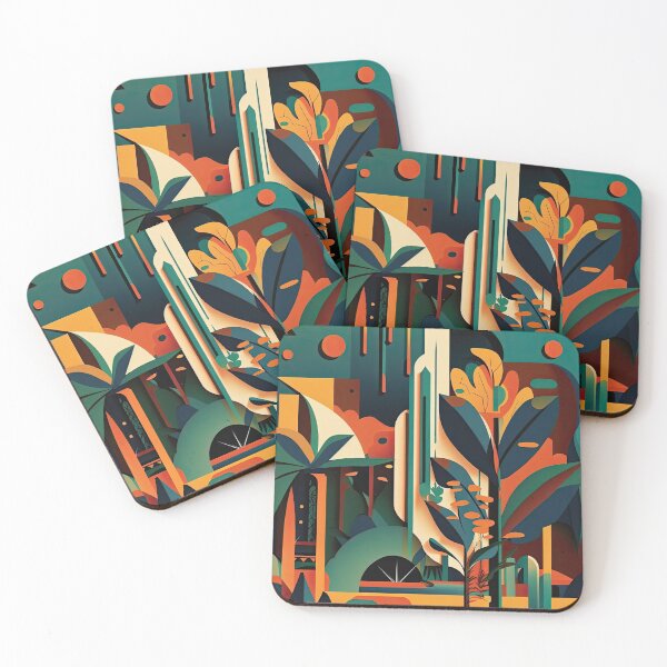 Item preview, African Jungle Bauhaus Design designed and sold by ArtificialGenes.