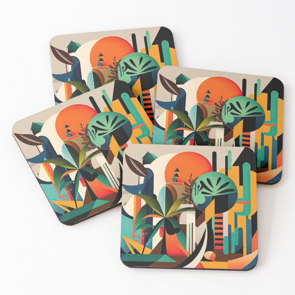 Item preview, African Jungle Bauhaus Design designed and sold by ArtificialGenes.