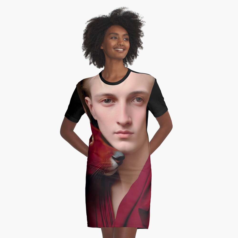 Item preview, Graphic T-Shirt Dress designed and sold by CONSTNTBLVR.