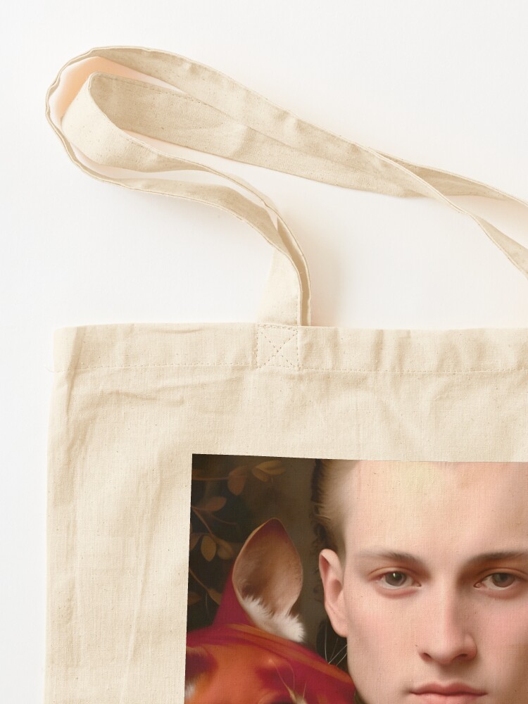 Thumbnail 3 of 5, Tote Bag, mAN with hYENA designed and sold by CONSTNTBLVR.