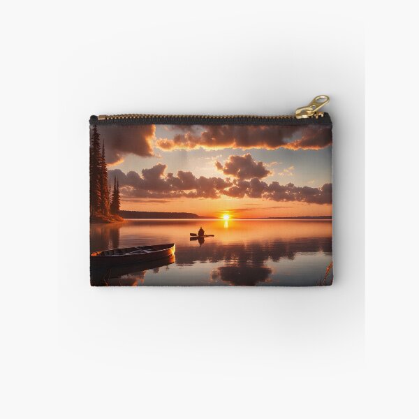 Item preview, sunset over the lake designed and sold by ARabbitHole.
