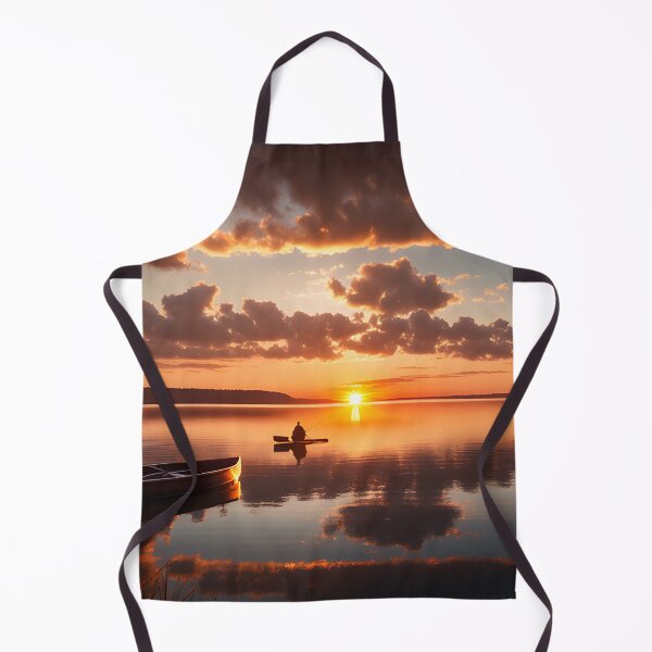 Item preview, sunset over the lake designed and sold by ARabbitHole.