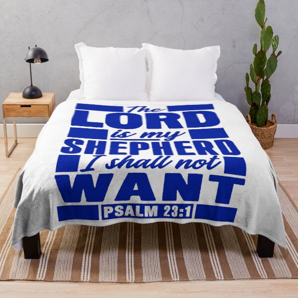 Item preview, Psalm 23:1 The LORD Is My Shepherd I Shall Not Want designed and sold by plushism.