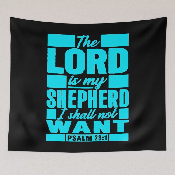 Item preview, Psalm 23:1 The LORD Is My Shepherd I Shall Not Want designed and sold by plushism.