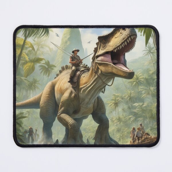 Item preview, Dino Rider Exploring the Jungle designed and sold by ArtbyAdrian.