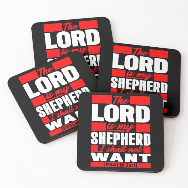 Item preview, Psalm 23:1 The LORD Is My Shepherd I Shall Not Want designed and sold by plushism.