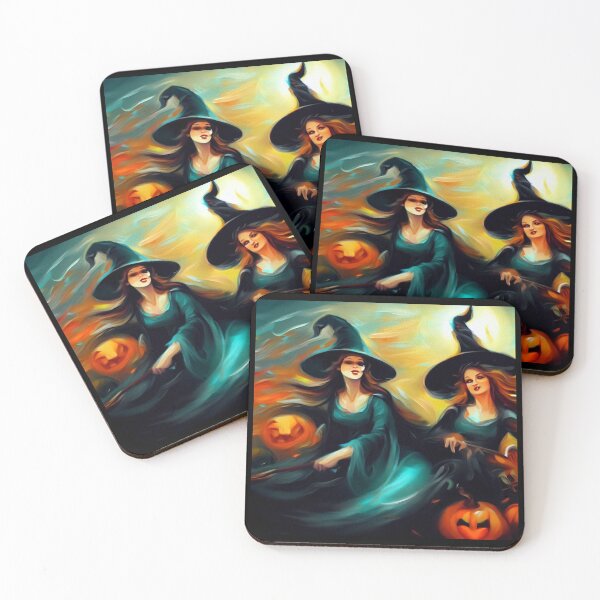 Aperçu de l'œuvre Halloween - Sorcières 1 créée et vendue par CrankyOldDude.