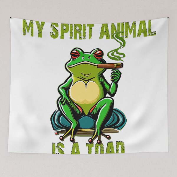 Item preview, MY SPIRIT ANIMAL IS A TOAD designed and sold by dennaibz.