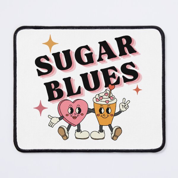 Item preview, sugar blues - pink sweet heart groovy retro vintage designed and sold by TNwandesignart.