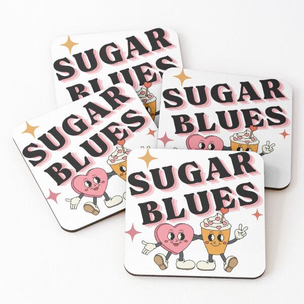 Item preview, sugar blues - pink sweet heart groovy retro vintage designed and sold by TNwandesignart.