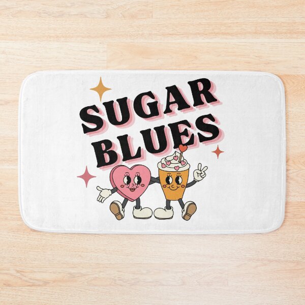 Item preview, sugar blues - pink sweet heart groovy retro vintage designed and sold by TNwandesignart.