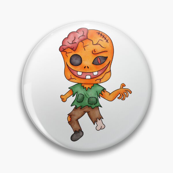 Item preview, Ghost orange head. designed and sold by JumpDrawArt.