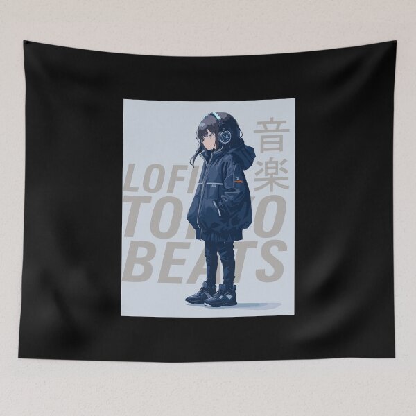 Item preview, Vaporwave Lofi Tokyo Beats Anime Girl designed and sold by wingstar.